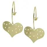 Aros Enchapados Corazón