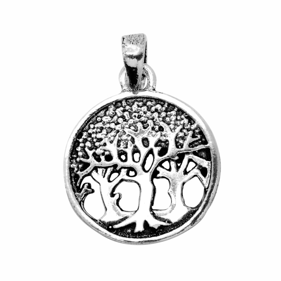 Colgante de Plata Bosque 15 mm