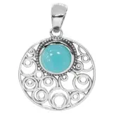 Colgante de Plata Círculos