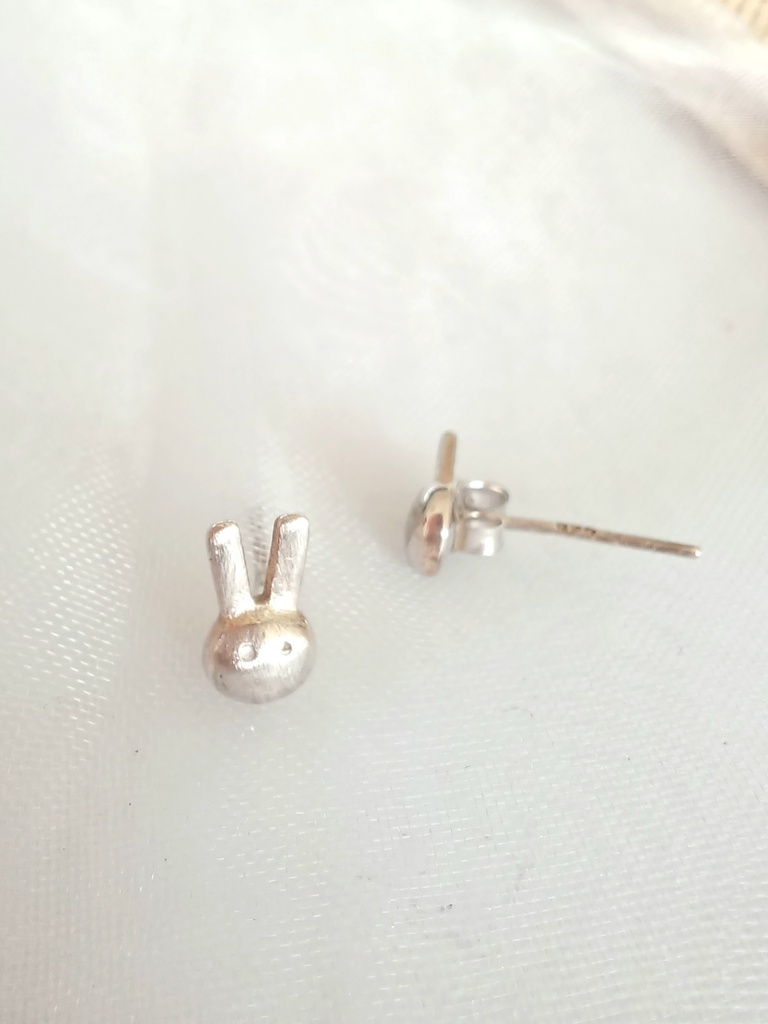 Aros conejito Plata
