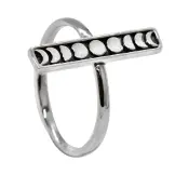 [N000015] Anillo de Plata Fases luna