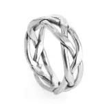 [N000034] Anillo Trenza Celta 