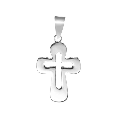 [N000073] Colgante Relieve Cruz 