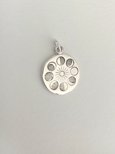 [N000074] Colgante Sol Fase Lunar