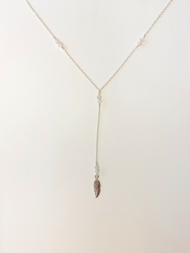 [N000081] Collar de Plata Pluma