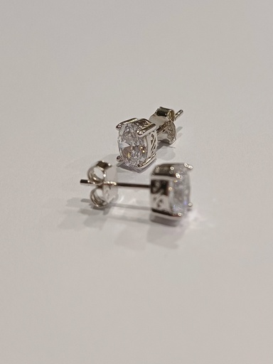 [N000101] Aros circón ovalado  