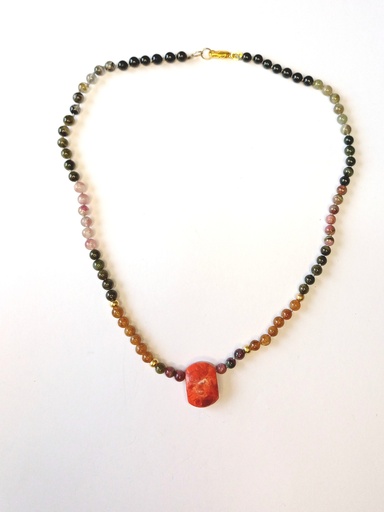 [N000170] Collar ágatas 