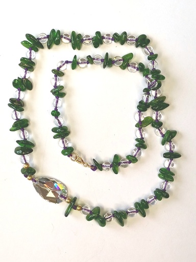 [N000172] Collar peridoto natural