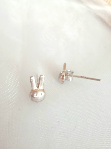 [N000196] Aros conejito Plata