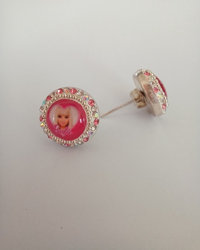 [N000197] Aros Plata Barbie